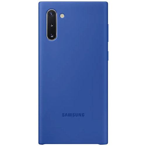 Capa SILICONE Samsung Note 10 Azul