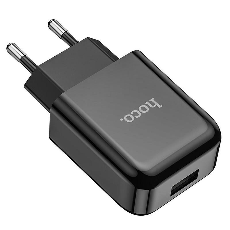 Adaptador HOCO USB A 2A N2 preto