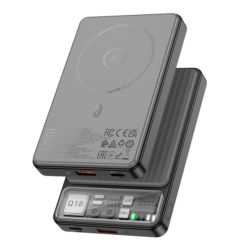Powerbank HOCO 10.000 mAh compatível com MagSafe PD QC3.0 3A 22,5W Q18