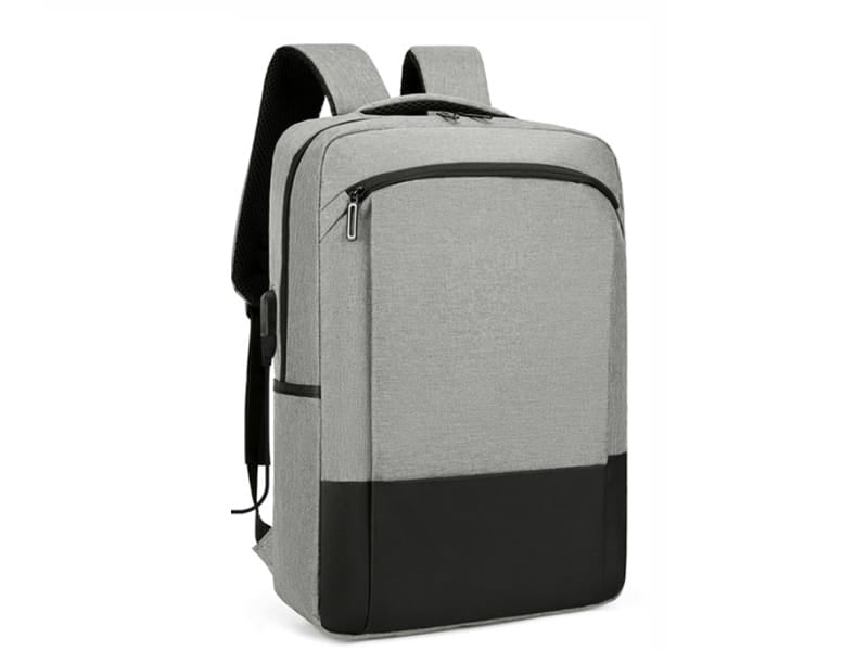 Mochila Multifuncional Cinzento Novoteck BAG-009 com Design Urbano e Carregamento USB