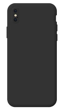 Capa de silicone macio para iPhone X/XS - Preto
