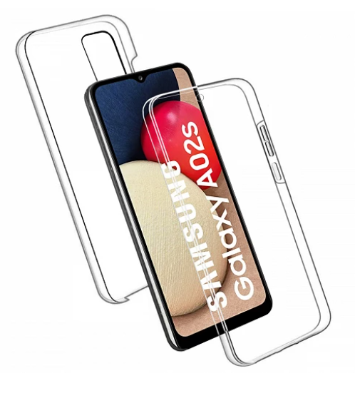 Capa DUPLA transparente de silicone Samsung A02s