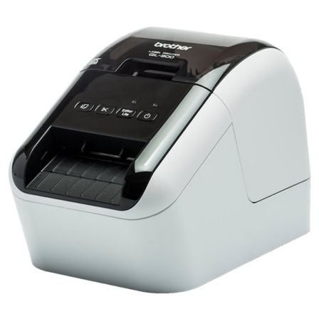 Impressora de etiquetas Brother QL-800/ térmica/ largura da etiqueta 62 mm/ USB/ preto e branco