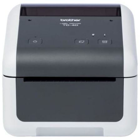 Impressora de etiquetas e bilhetes Brother TD-4520DN/ Térmica/ Largura da etiqueta 118 mm/ USB-RS232-Ethernet/ Preto e branco
