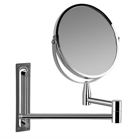 Espelho de parede cosmético Orbegozo dupla face/ Ø17cm
