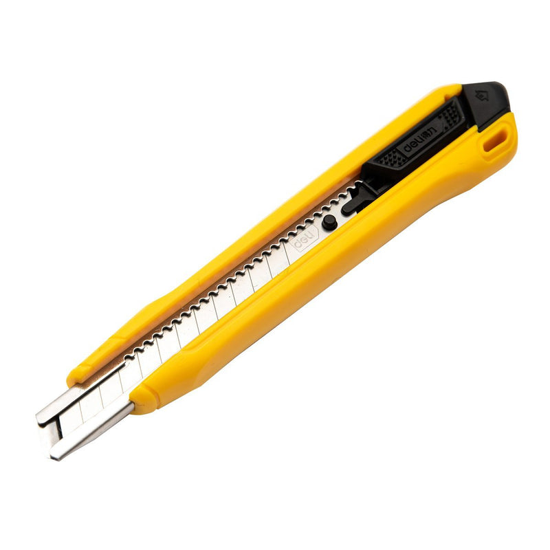Cortador x-ato 9mm SK4 Deli Tools EDL009B (amarelo)