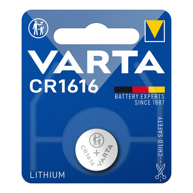 Pilha Varta Lithium CR1616 3V (BLÍSTER 1 UN) Ø16X1,6mm