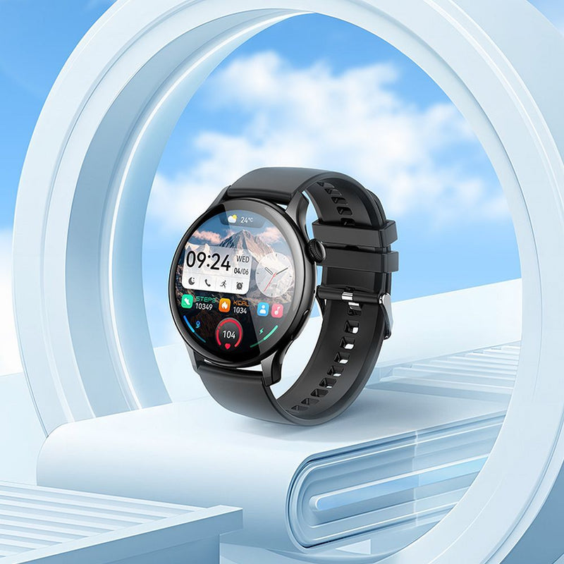 Smartwatch HOCO Y10 Pro AMOLED smart sport (possibilidade de conexão a partir do relógio) Preto
