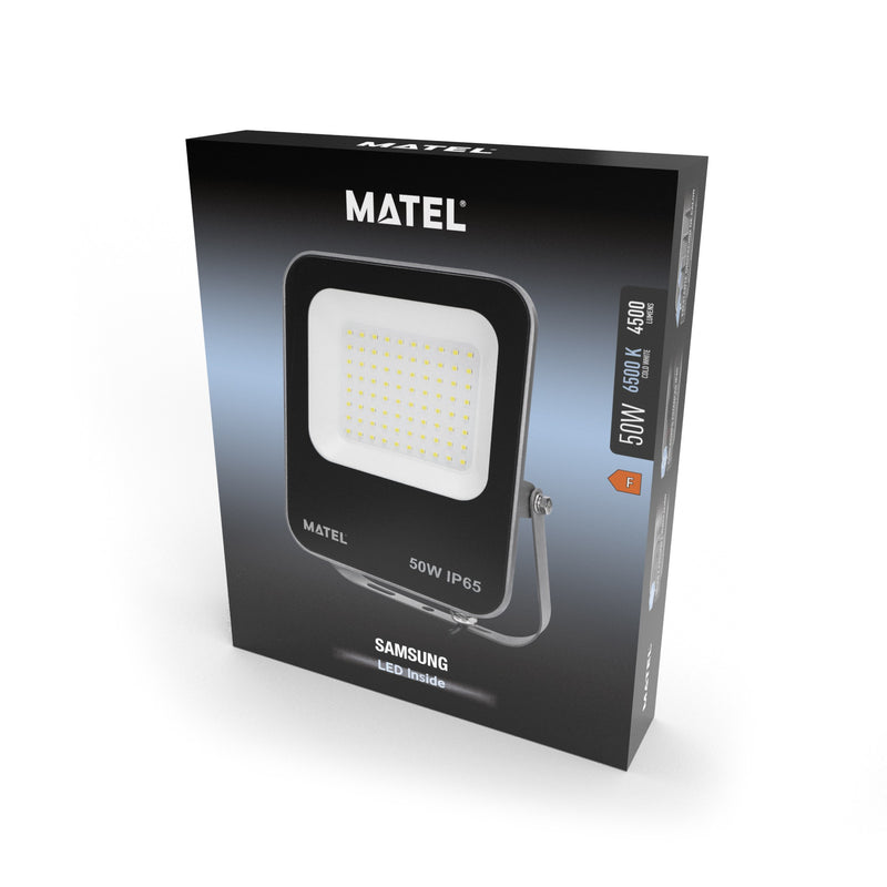 Projetor Led Matel SAMSUNG LED  IP65 50W Luz Branco Frio