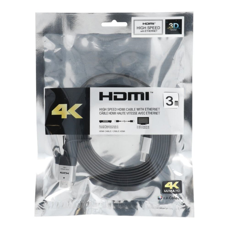 Cabo HDMI - HDMI Cabo HDMI de alta velocidade com Ethernet ver. BLISTER de 2,0 3 m de comprimento