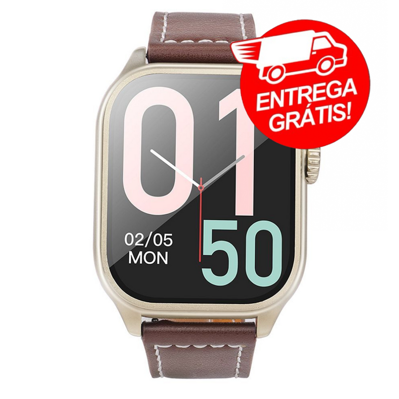 HOCO smartwatch Y17 Relógio esportivo inteligente (versão de chamada) Dourado