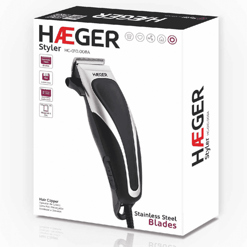 Aparador de cabelo c/ fios HAEGER STYLER