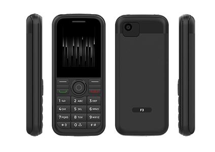 Telefone Mobiwire F3 Preto Dual Sim