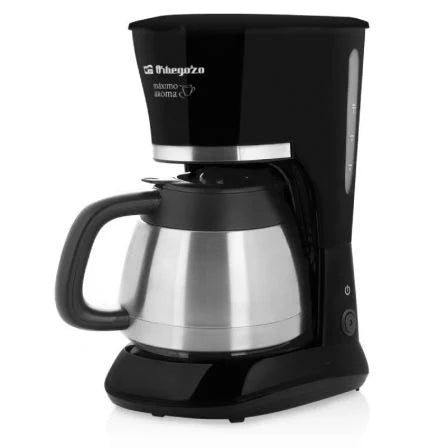 Máquina de café por gotejamento Orbegozo / 10-12 xícaras/ preta
