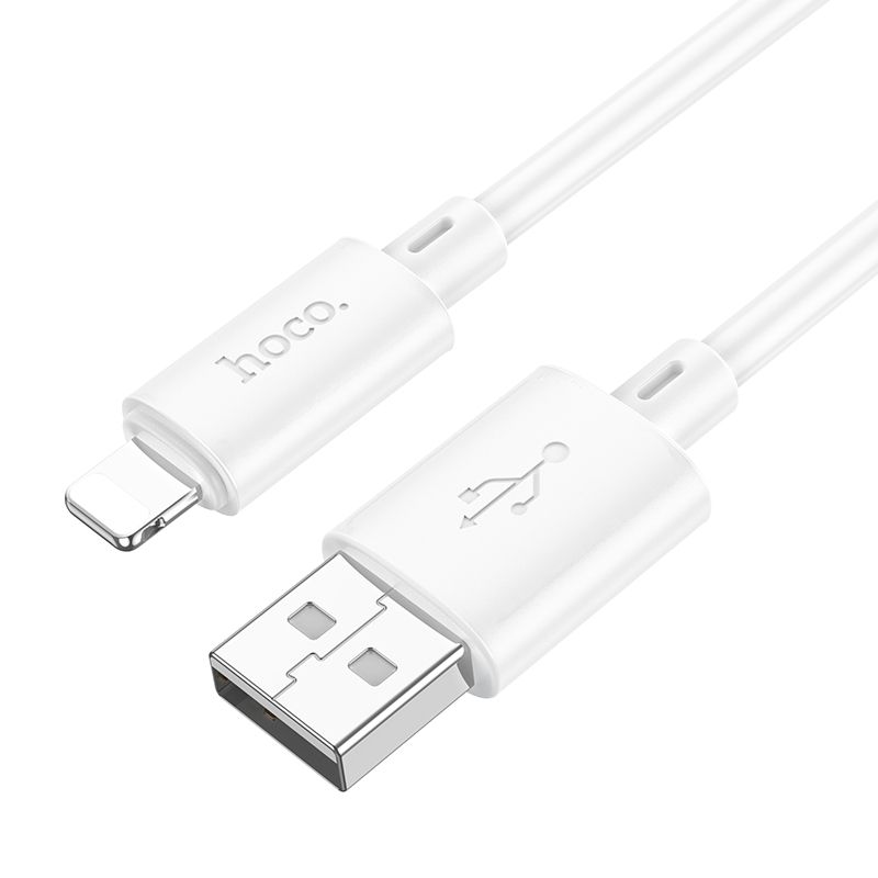 Cabo HOCO USB A para Lightning 2.4A X88 1 m Branco