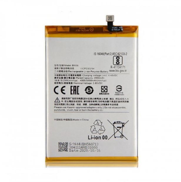Bateria Xiaomi Bn56 Redmi 9a / 9c / Poco M2 Pro 5000mah Redmi A2 Original