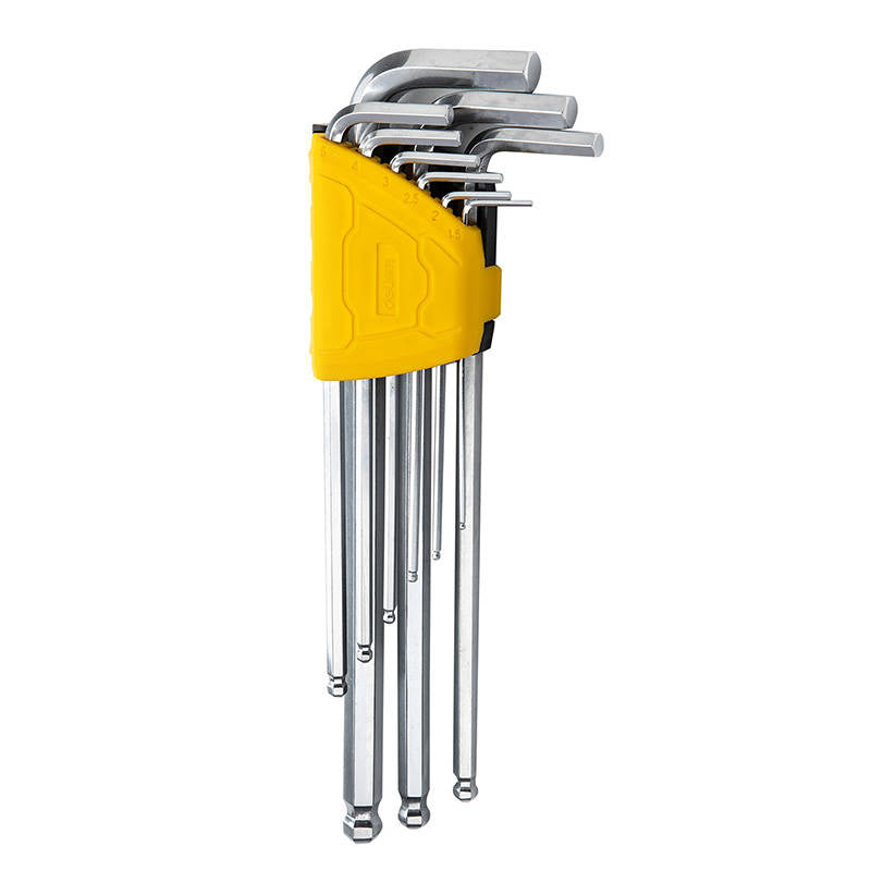 Conjuntos de chaves hexagonais Deli Tools EDL3080 de 1,5-10 mm (prata)