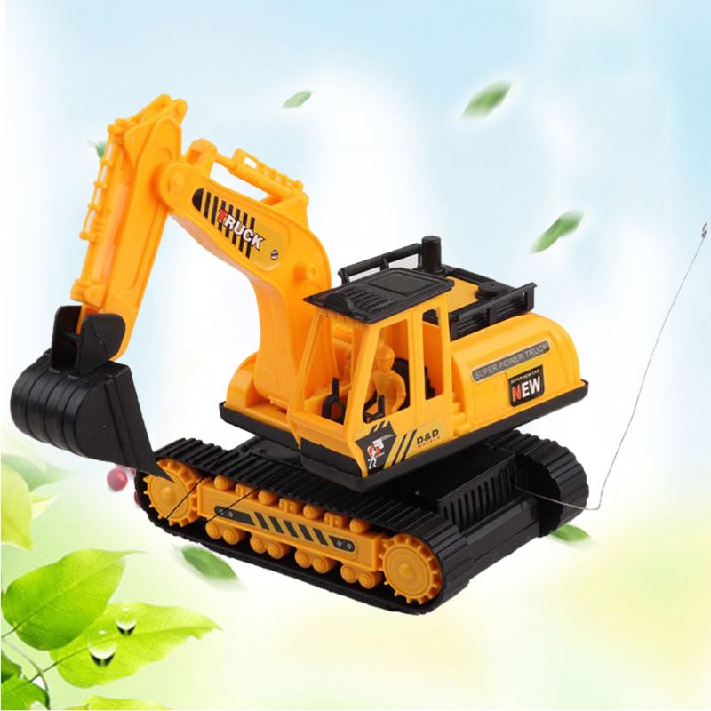RC Excavator Model Toy , Veículo Construção Escavadeira de Lagartas